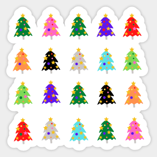 Christmas Tree Forest Sticker